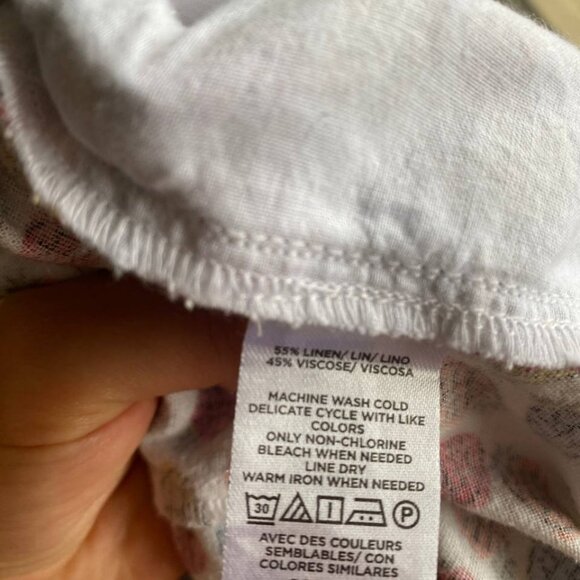 Linen - blend skirt - Picture 3 of 4